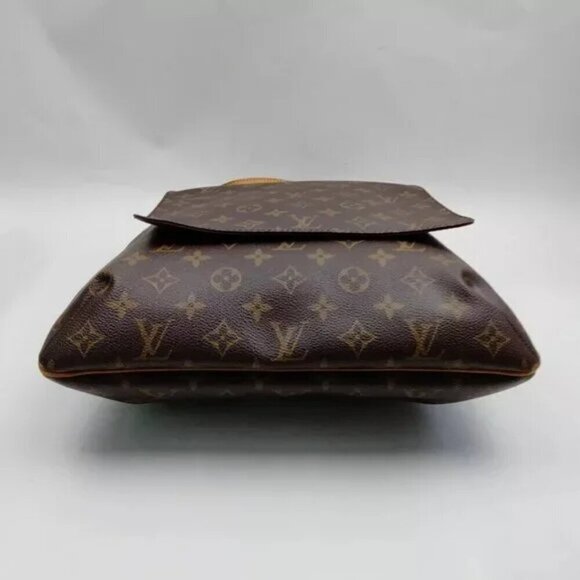 100% Authentic Louis Vuitton Musette Brown Monogram Shoulder Bag - Picture 5 of 9